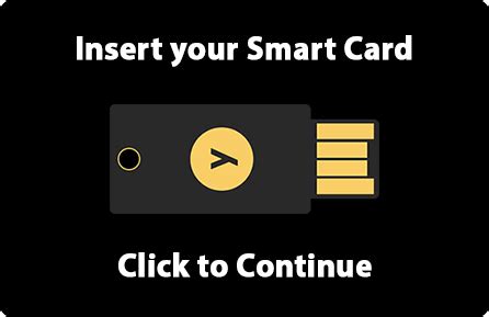 insert your smart card